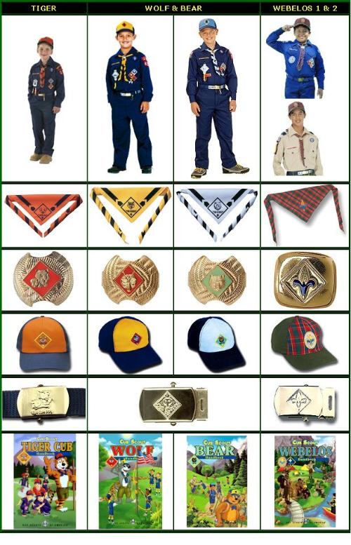 Lot of 2 Boy Scout Of America WOLF Rank Cub Scout Uniform Patchs BSA
