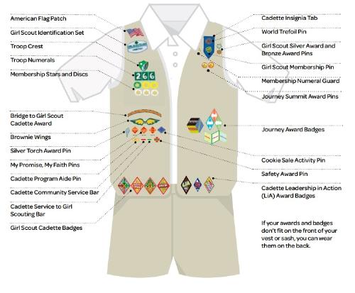 Public Cadette Uniform - Girl Scout Troop 453 (Peoria, Arizona)