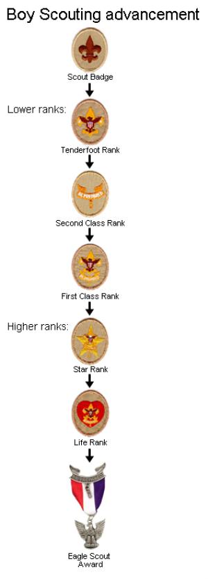 Life Rank Cheat Sheet - Boy Scout Troop 957