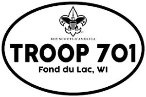 Public Uniform Patches - Boy Scout Troop 701 (Fond du Lac, Wisconsin)